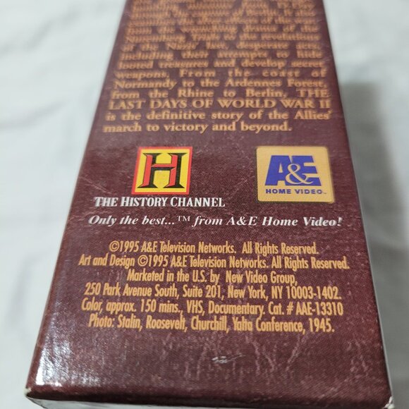 The Last Days of WWII VHS Box Set A&E Home Video History Channel World War VTG - Picture 8 of 9